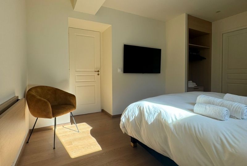 Chambre Master (1) de l'Edelweiss à la Villa Belle Fleur dans le Queyras